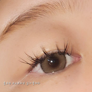 【散光】Lenbling Eye Only 1 Month FloRing Mono Brown 每月抛棄散光彩妝隱形眼鏡